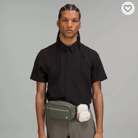 Lululemon Nano Clip-On Backpack Ivory Fleece - Picture 2 of 8